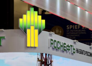 Archivo - Stand de Rosneft en el Foro Económico de San Petersburgo (Rusia)Europa Press/Contacto/Maksim Konstantinov