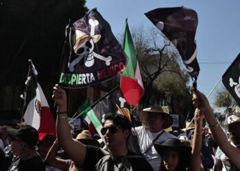 Protesta en México organizada por la denominada 'Generación Z'.Europa Press/Contacto/Josue Perez