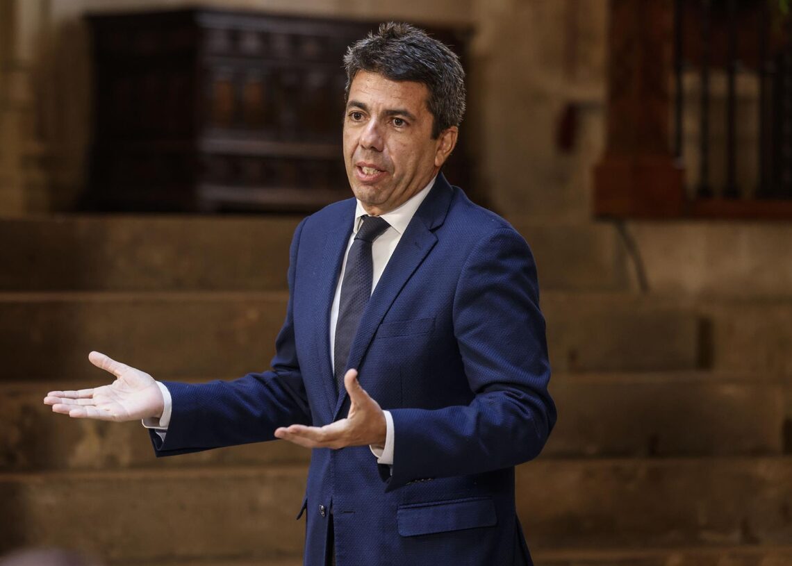 Archivo - El presidente de la Generalitat valenciana en funciones, Carlos Mazón.Rober Solsona - Europa Press - Archivo