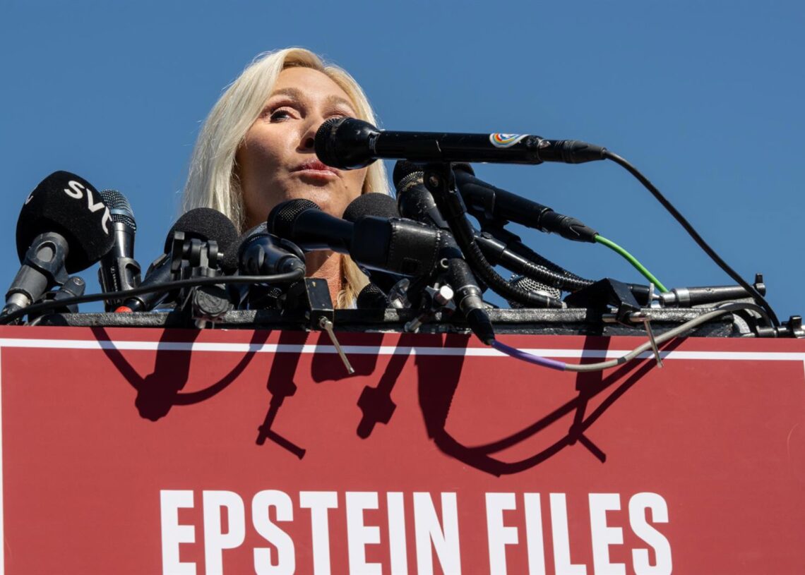 Archivo - La congresista republicana Marjorie Taylor GreeneEuropa Press/Contacto/Laura Brett - Archivo