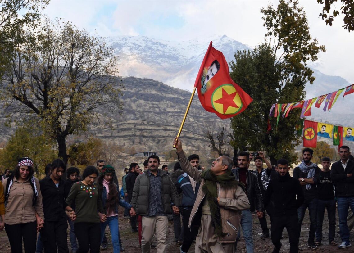 Archivo - Acto de celebración en 2019 en las montañs de Kandil, en Irak, por el 41º aniversario de la fundación del Partido de los Trabajadores del Kurdistán (PKK)Europa Press/Contacto/Carol Guzy - Archivo