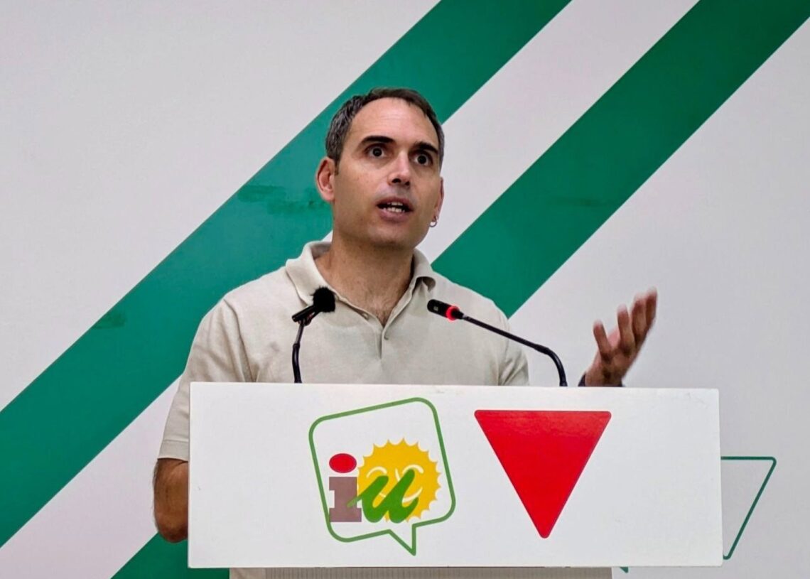El coordinador general de IU Andalucía y diputado en el Congreso, Toni Valero (Fotografía de Archivo)IU