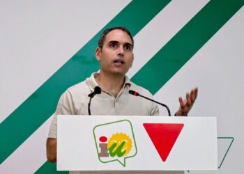 El coordinador general de IU Andalucía y diputado en el Congreso, Toni Valero (Fotografía de Archivo)IU