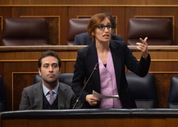 Archivo - La ministra de Sanidad, Mónica García, interviene a una sesión de control al Gobierno, en el Congreso de los Diputados, a 13 de marzo de 2024, en Madrid (España).  Eduardo Parra - Europa Press - Archivo