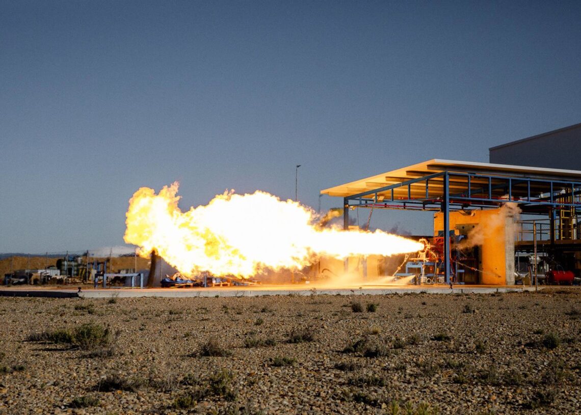 Archivo - Banco de pruebas de PLD Space en el aeropuerto de TeruelPLD SPACE - Archivo