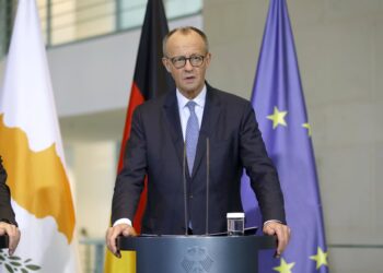 El canciller alemán, Friedrich Merz Europa Press/Contacto/Agentur Wehnert/M.GrÃNzdÃR