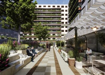 Archivo - Proyecto de la terraza del edificioNUGA - Archivo