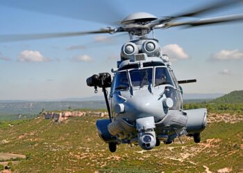 Archivo - Un helicóptero H225M de AirbusAIRBUS HELICOPTERS - Archivo