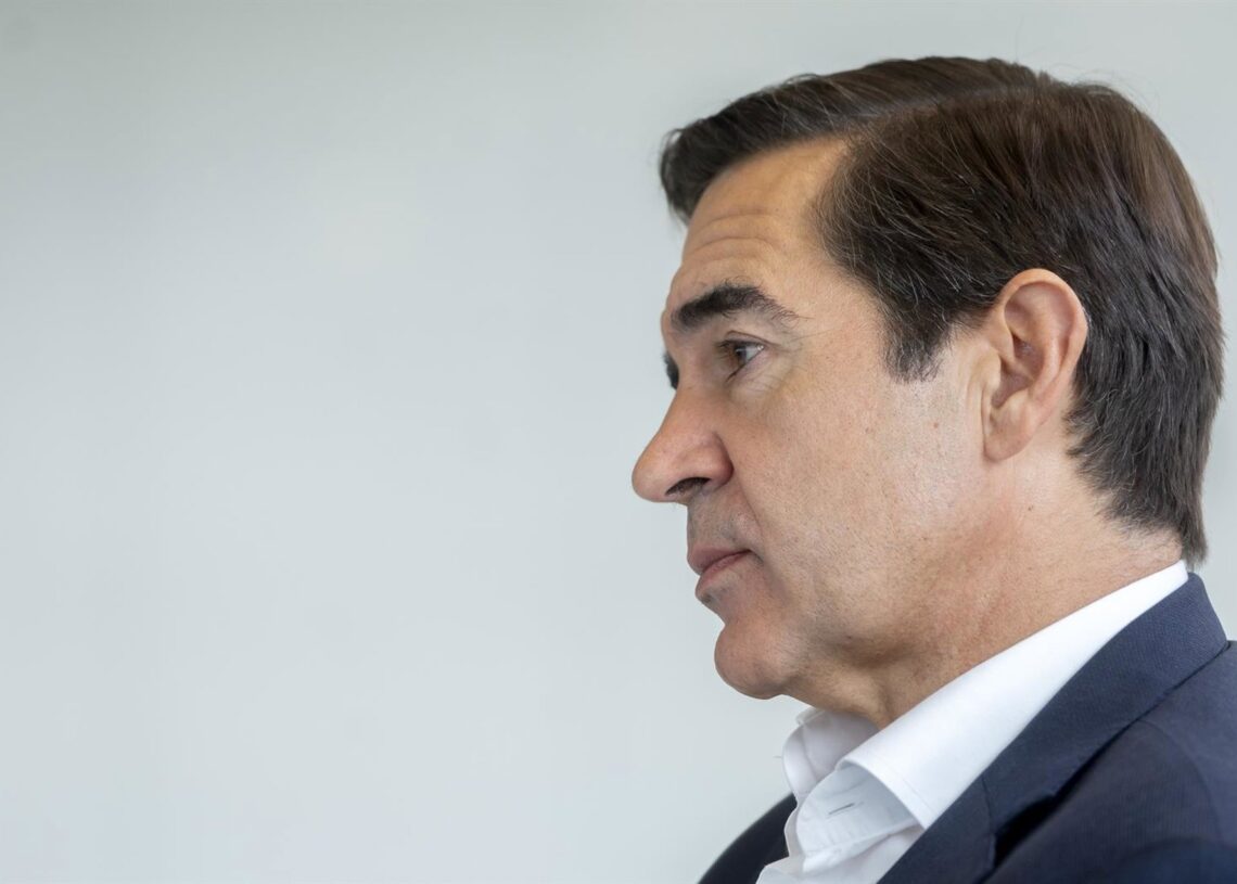 Archivo - El presidente del BBVA, Carlos Torres Vila, durante una entrevista para Europa Press, en el edificio ‘La Vela’, en la ciudad del BBVA, a 8 de octubre de 2025, en Madrid (España). Alberto Ortega - Europa Press - Archivo