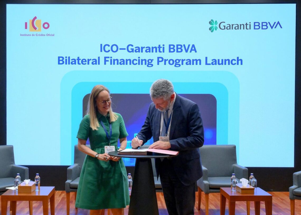 El ICO y Garanti BBVA firman el primer acuerdo de financiación de hasta 100 millones de dólares de proyectos de empresas españolas en Turquía.ICO