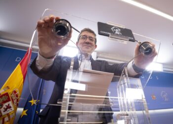 El portavoz del PSOE en el Congreso, Patxi López, durante una rueda de prensa en el Congreso de los Diputados, a 11 de noviembre de 2025, en Madrid (España).Eduardo Parra - Europa Press