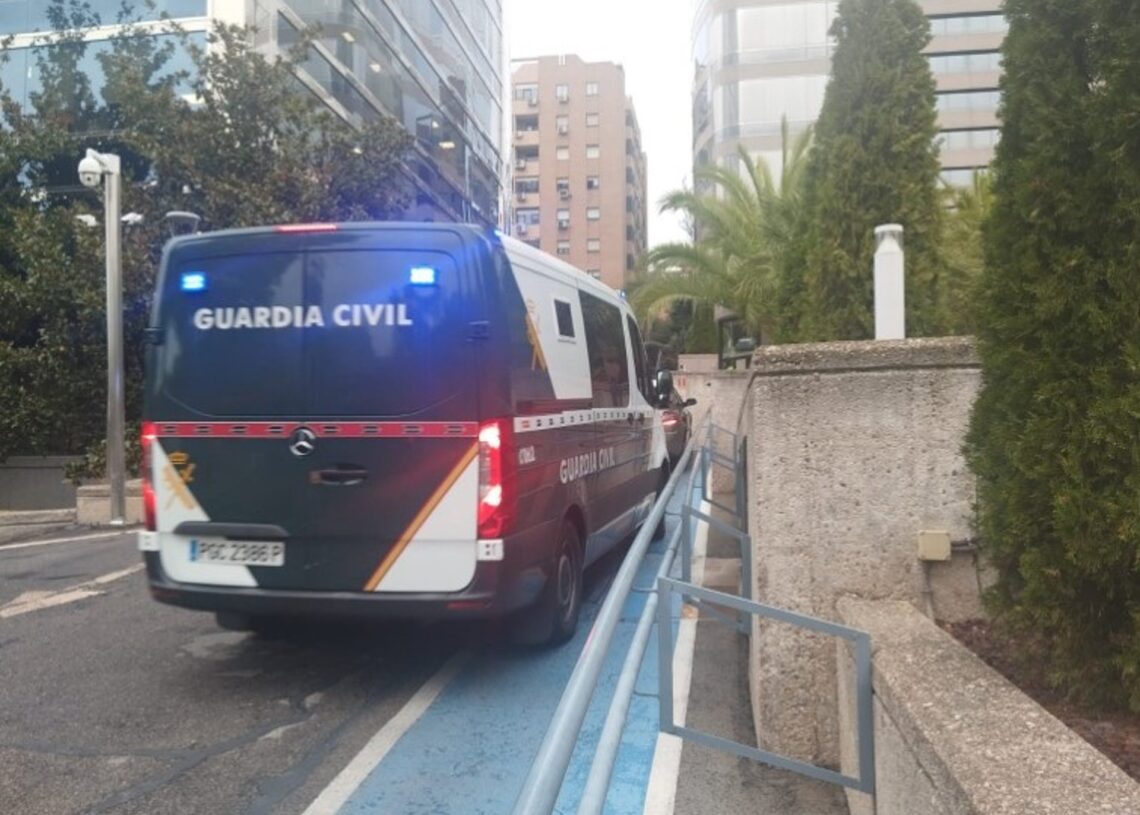 Furgón en la Audiencia Provincial de MadridEUROPA PRESS