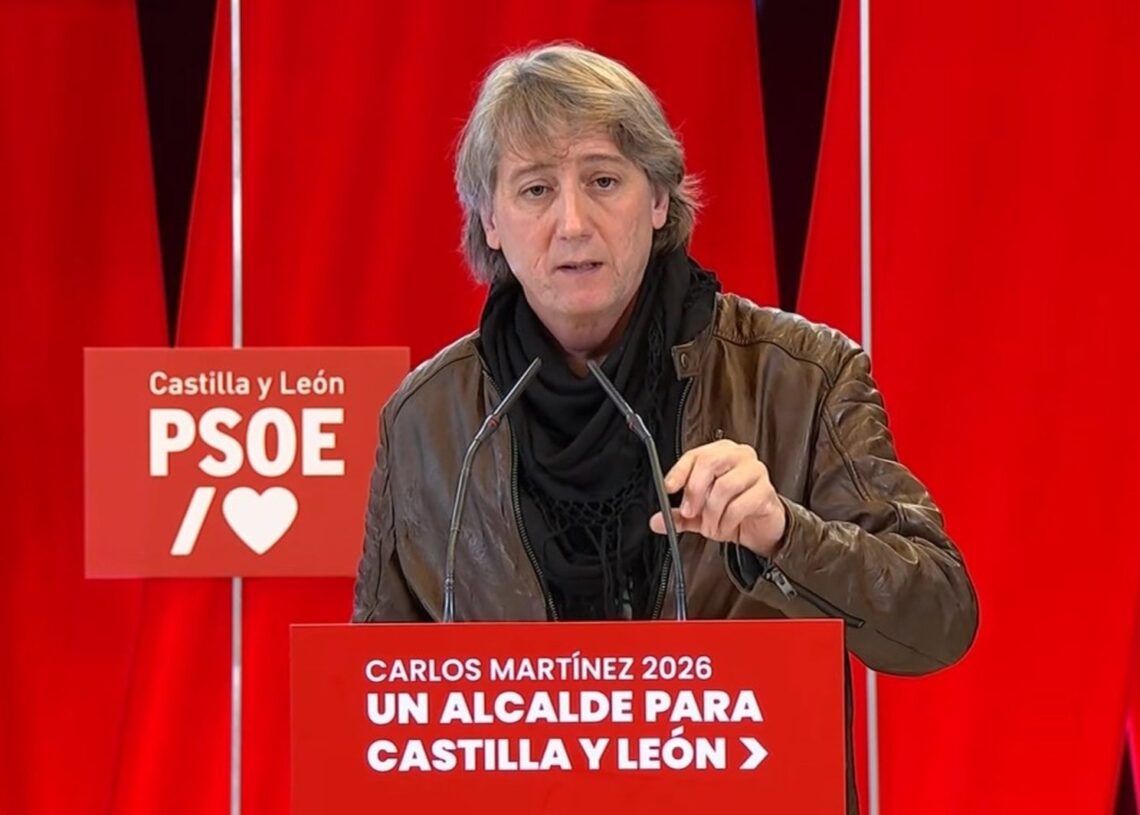 El secretario general del PSOE de Castilla y León y candidato a la Presidencia de la Junta, Carlos MartínezPSOE