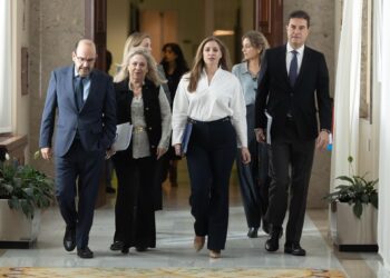 La portavoz del PP en el Congreso, Ester Muñoz, a su llegada a la Junta de Portavoces en el Congreso de los Diputados, a 11 de noviembre de 2025, en Madrid (España).Eduardo Parra - Europa Press