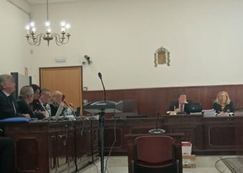 Imagen de la primera sesión del juicio por el atropello mortal de la cámara de televisión onubense en Marmolejo.EUROPA PRESS