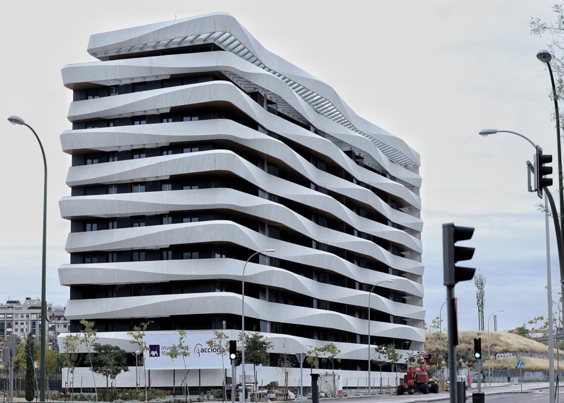 Archivo - Edificio de viviendas en construcción en Madrid (España), a 20 de octubre de 2020Eduardo Parra - Europa Press - Archivo