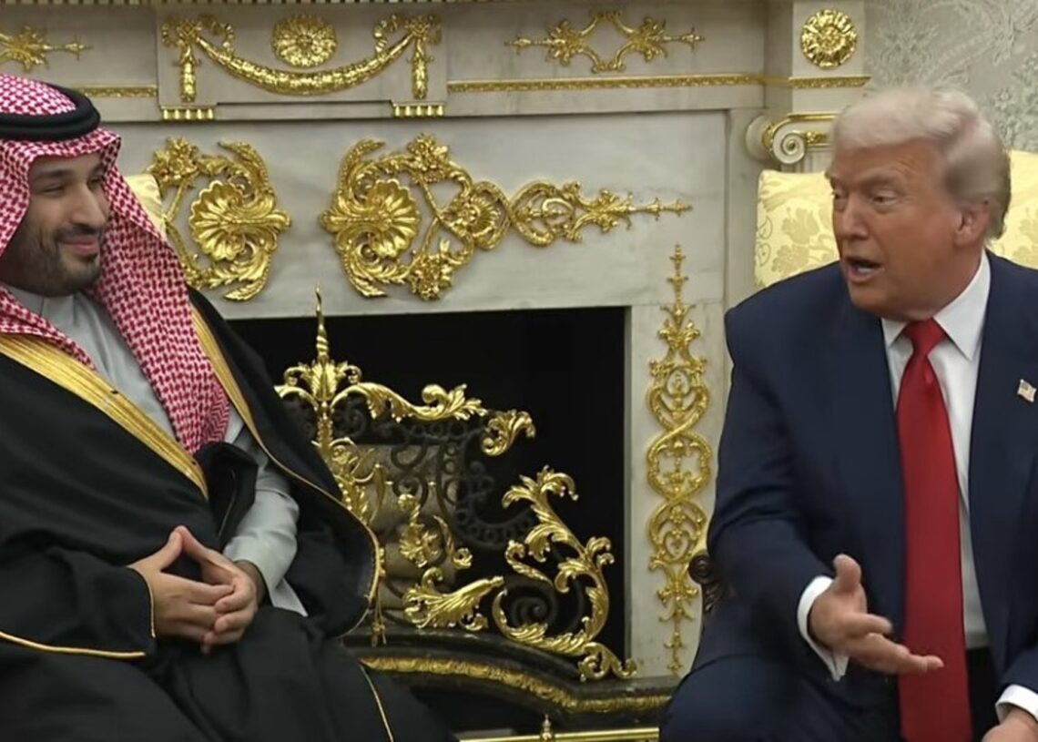 El presidente de Estados Unidos, Donald Trump, recibe en la Casa Blanca al príncipe heredero de Arabia Saudí, Mohamed bin SalmánTHE WHITE HOUSE