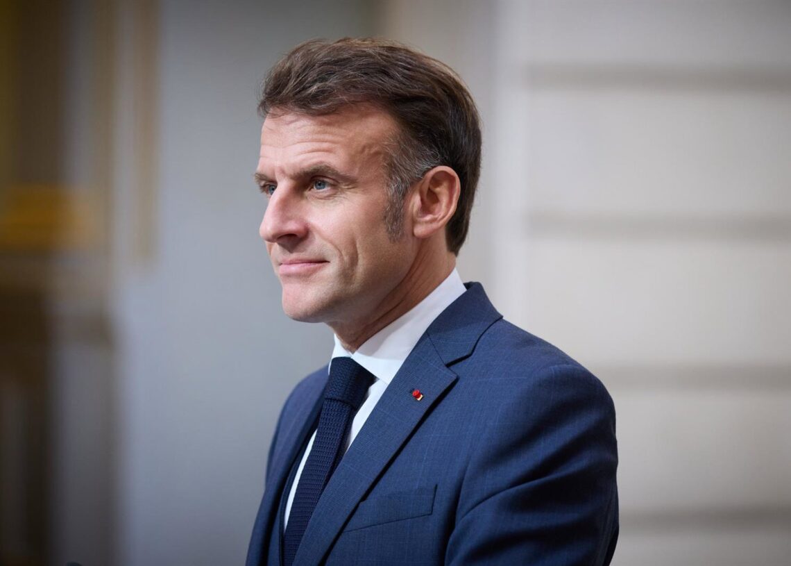 El presidente francés, Emmanuel Macron Europa Press/Contacto/Ukraine Presidency/Ukrainian