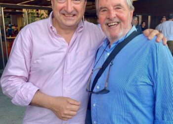 Marcos Vizcaya, con el actual presiddente del PNV, Aitor EstebanEAJ-PNV