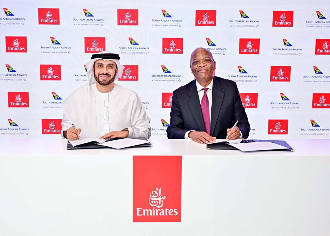 Emirates y South African Airways amplían su acuerdo de código compartidoEMIRATES