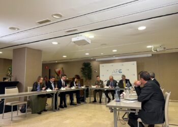 Desayuno Informativo AEC 'Defensa y tecnologías duales: la consultoría ante el reto de la seguridad’.EUROPA PRESS