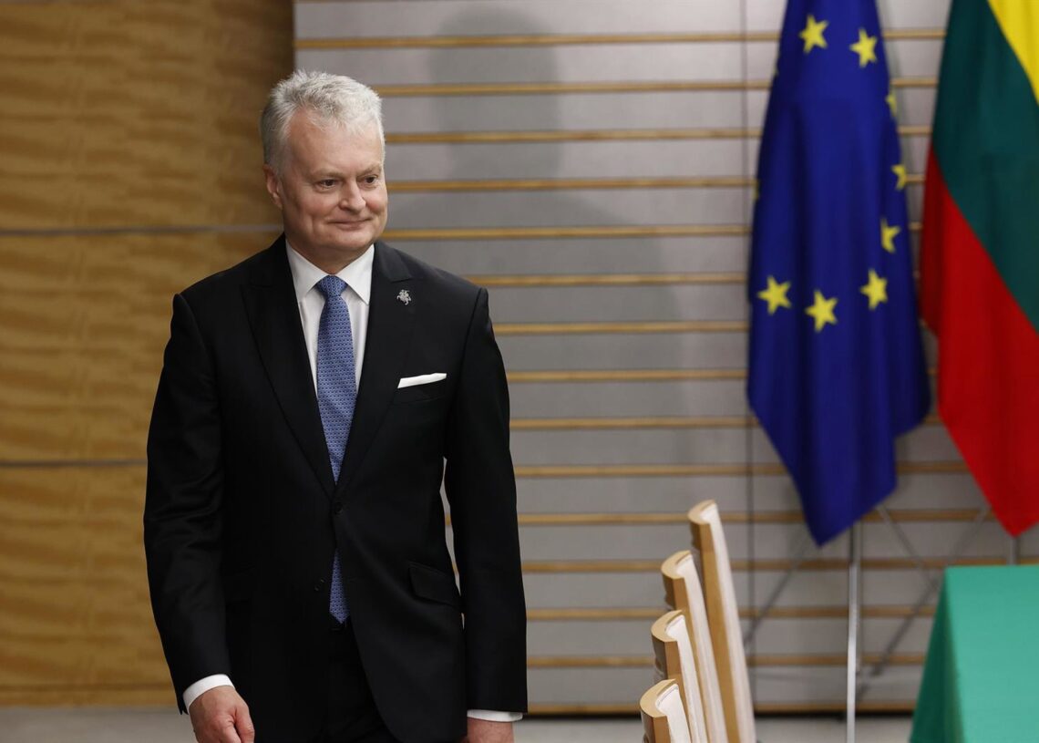 Archivo - Gitanas Nauseda, presidente de Lituania.Europa Press/Contacto/Rodrigo Reyes Marin