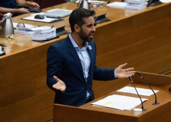 Archivo - El síndic del PSPV en Les Corts José Muñoz, interviene durante el Debate de Política GeneralJorge Gil - Europa Press - Archivo