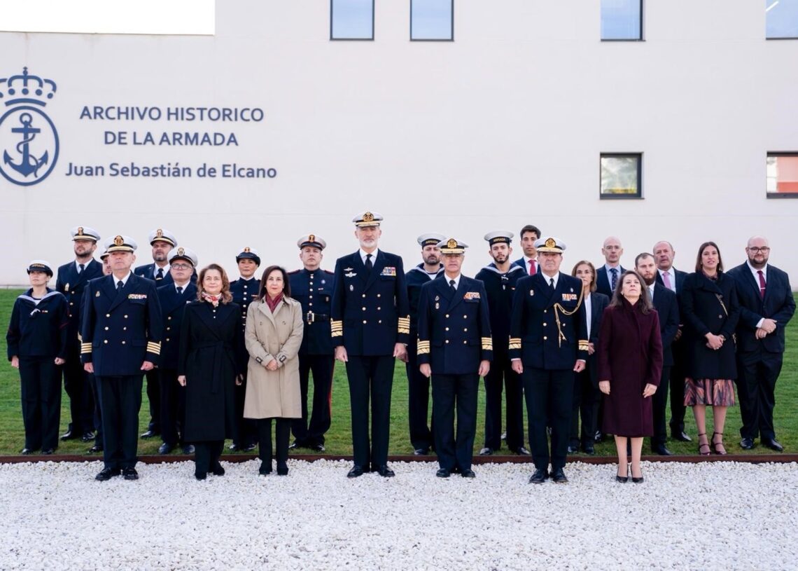 Felipe VI visita por primera vez el Archivo Histórico de la Armada 'Juan Sebastián Elcano', la sede madrileña de la instituciónEUROPA PRESS - ÁNGEL PÉREZ MECA