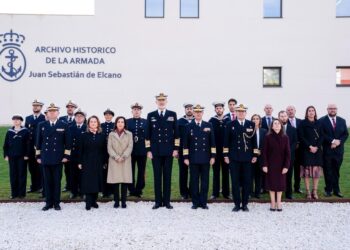 Felipe VI visita por primera vez el Archivo Histórico de la Armada 'Juan Sebastián Elcano', la sede madrileña de la instituciónEUROPA PRESS - ÁNGEL PÉREZ MECA