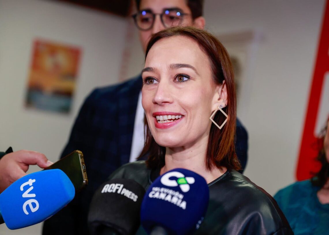 Archivo - La secretaria de Organización del PSOE en Canarias, Nira FierroPSOE CANARIAS - Archivo