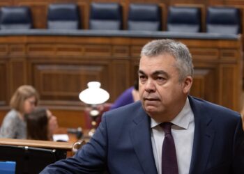 Archivo - El secretario de Organización del PSOE, Santos Cerdán, a su llegada a una sesión plenaria en el Congreso de los Diputados, a 21 de marzo de 2024, en Madrid (España). Eduardo Parra - Europa Press - Archivo