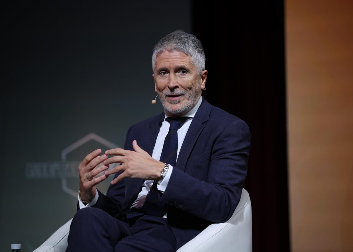 El ministro del Interior, Fernando Grande-Marlaska, durante el foro Metafuturo 2025, en el Ateneo de MadridAlejandro Martínez Vélez - Europa Press