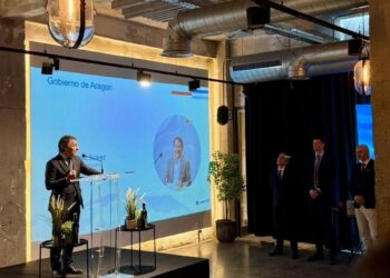 El director general de Política Económica del Gobierno de Aragón, Javier Martínez, ha participado en la presentación de Apator España.GOBIERNO DE ARAGÓN