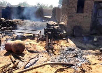 Archivo - Daños materiales tras un ataque de las paramilitares Fuerzas de Apoyo Rápido (RSF) contra un campamento de desplazados en El Fasher, en el oeste de Sudán (archivo)Europa Press/Contacto/Coordination of Resistance C