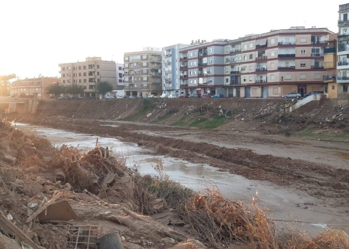 Archivo - Imagen de archivo del barranco del Poyo a su paso por Paiporta (Valencia)CONFEDERACIÓN HIDROGRÁFICA DEL JÚCAR - Archivo