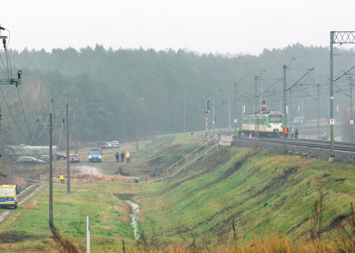 Sabotaje ferroviario en PoloniaEuropa Press/Contacto/Dariusz Szubinski Forum