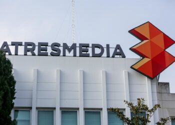 Archivo - Letras y logo de Atresmedia en lo alto de la sede del grupo de comunicación en San Sebastián de los Reyes, en Madrid (España)Ricardo Rubio - Europa Press - Archivo