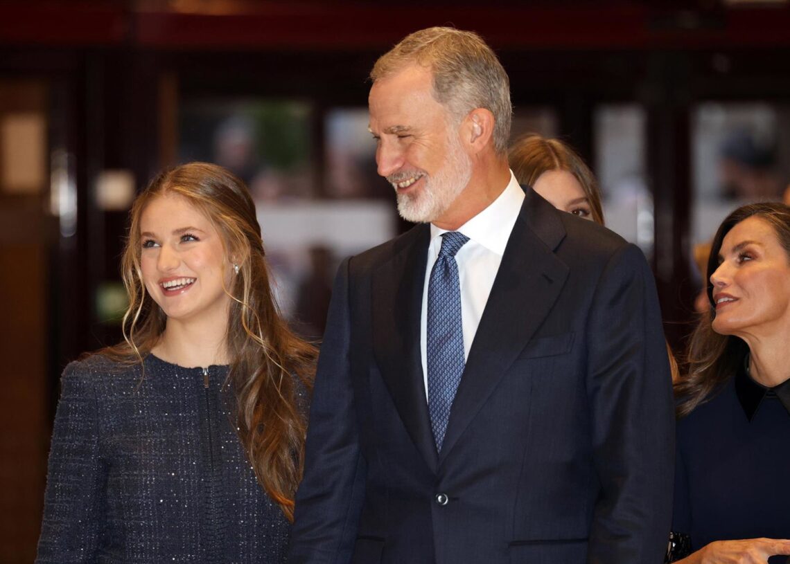 La Familia Real el Rey Felipe IV, la Reina Letizia, la Princesa Leonor y la Infanta Sofía llegan al Auditorio Palacio de Congresos para asistir al XXXIII Concierto Premios Princesa de Asturias, a 23 de octubre de 2025, en Oviedo (Asturias, España)Raúl Terrel - Europa Press