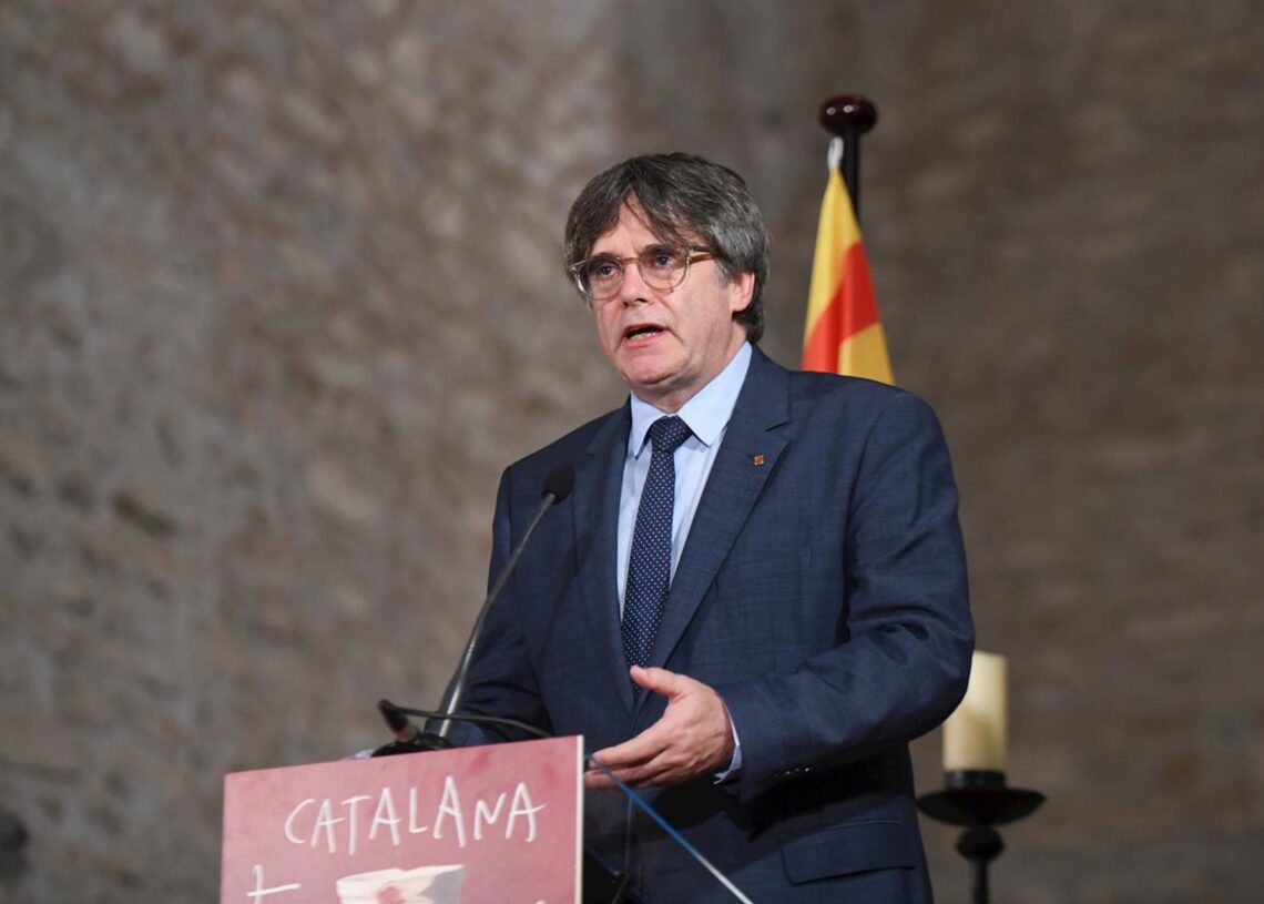 Archivo - El expresidente de la Generalitat y líder de Junts, Carles Puigdemont Glòria Sánchez - Europa Press - Archivo