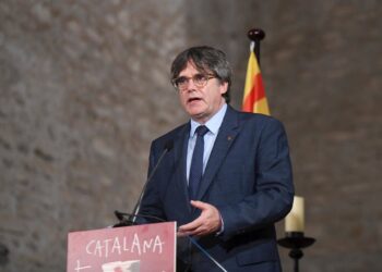 Archivo - El expresidente de la Generalitat y líder de Junts, Carles Puigdemont Glòria Sánchez - Europa Press - Archivo