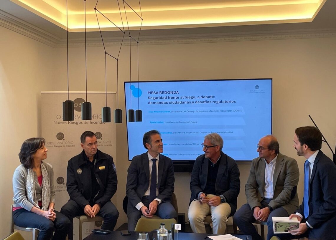 Presentación del estudio sociológico 'Percepción ciudadana sobre el riesgo de incendios en las fachadas de los edificios', elaborado por NC Report para el Observatorio de Nuevos Riesgos de Incendio (OBS).OBSERVATORIO NUEVOS RIESGOS DE INCENDIOS