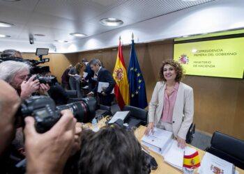 La vicepresidenta primera y ministra de Hacienda, María Jesús Montero, durante la reunión del Consejo de Política Fiscal y Financiera (CPFF)Alberto Ortega - Europa Press