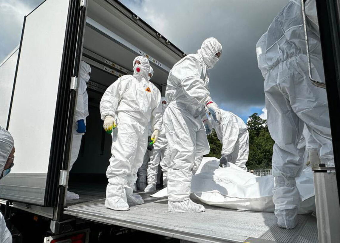 Archivo - Intercambio de cadáveres entre Rusia y Ucrania.Europa Press/Contacto/Tass - Archivo