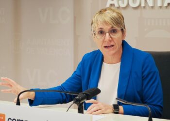 Archivo - La portavoz de Compromís en el Ayuntamiento de València, Papi Robles, en una imagen reciente.COMPROMÍS - Archivo