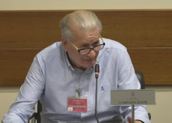 El secretario del Colegio de Minas de Asturias, Aníbal Seminario.CAPTURA JGPA