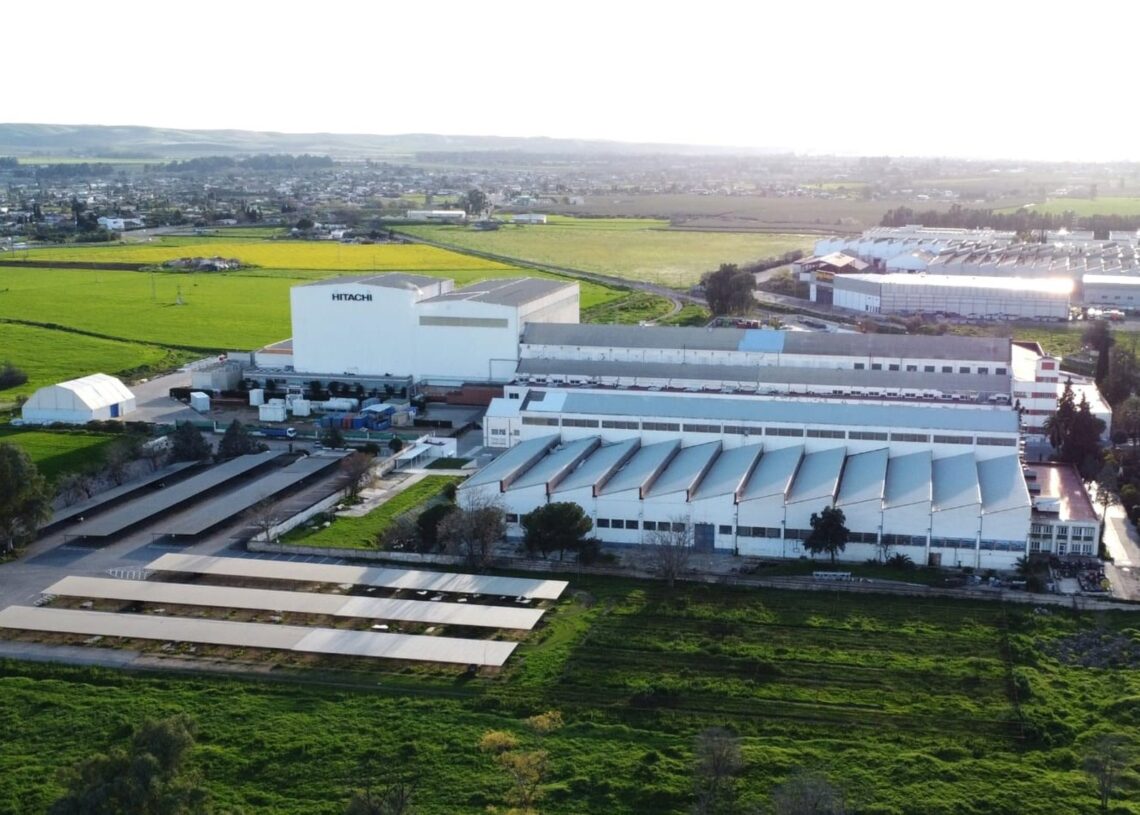 Vista general de la factoría de Hitachi Energy en Córdoba.HITACHI ENERGY