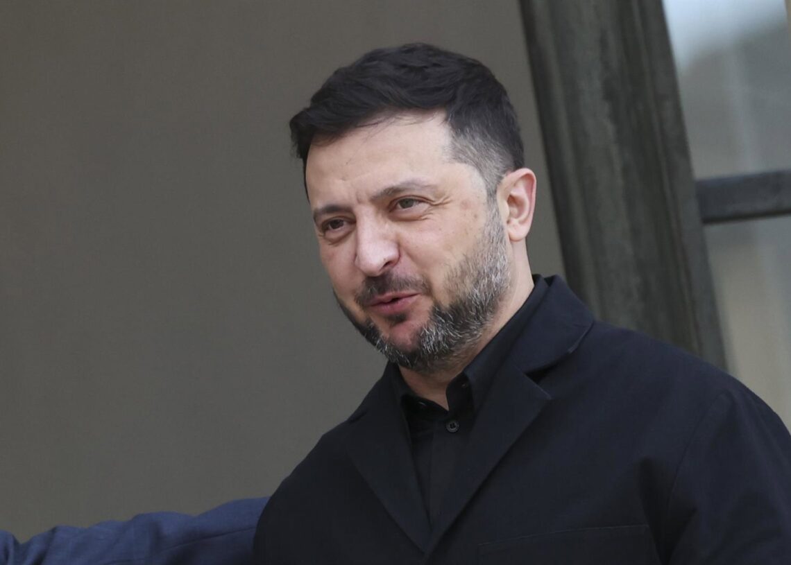 El presidente de Ucrania, Volodimir Zelenski, durante una visita oficial al Elíseo, Francia (archivo)Europa Press/Contacto/Michtof