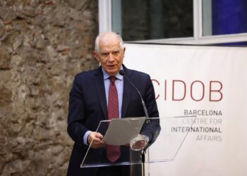 El presidente del Cidob y ex Alto representante de la UE para asuntos exteriores, Josep Borell, en la presentación del Anuario del Cidob 2026CIDOB