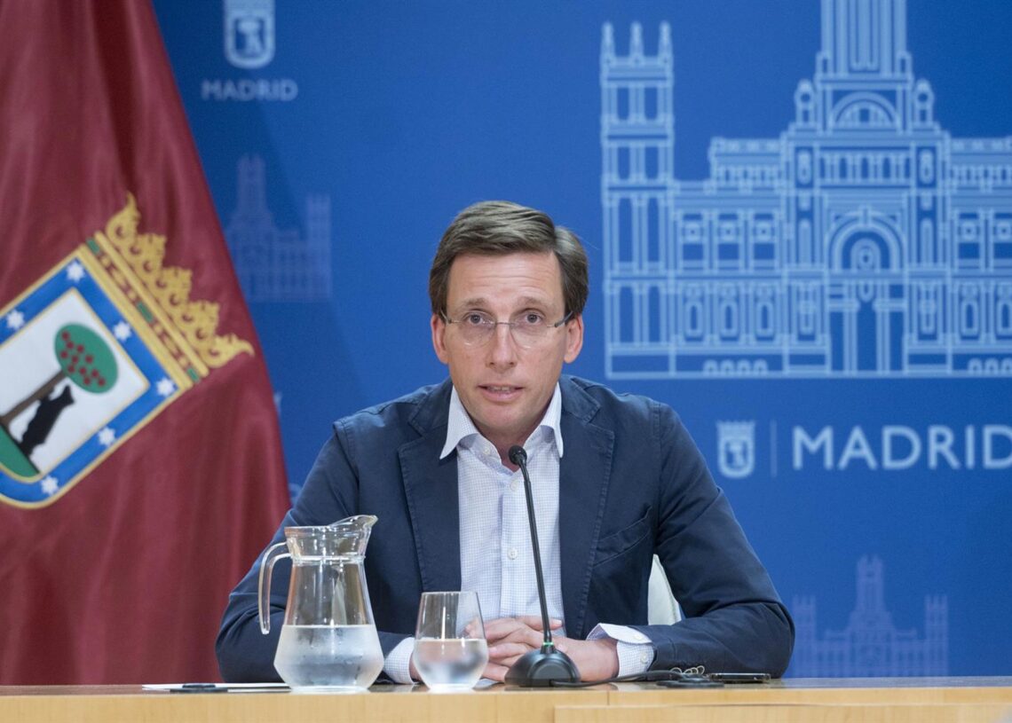 Archivo - El alcalde de Madrid, José Luis Martínez-Almeida, durante una rueda de prensaAlberto Ortega - Europa Press - Archivo