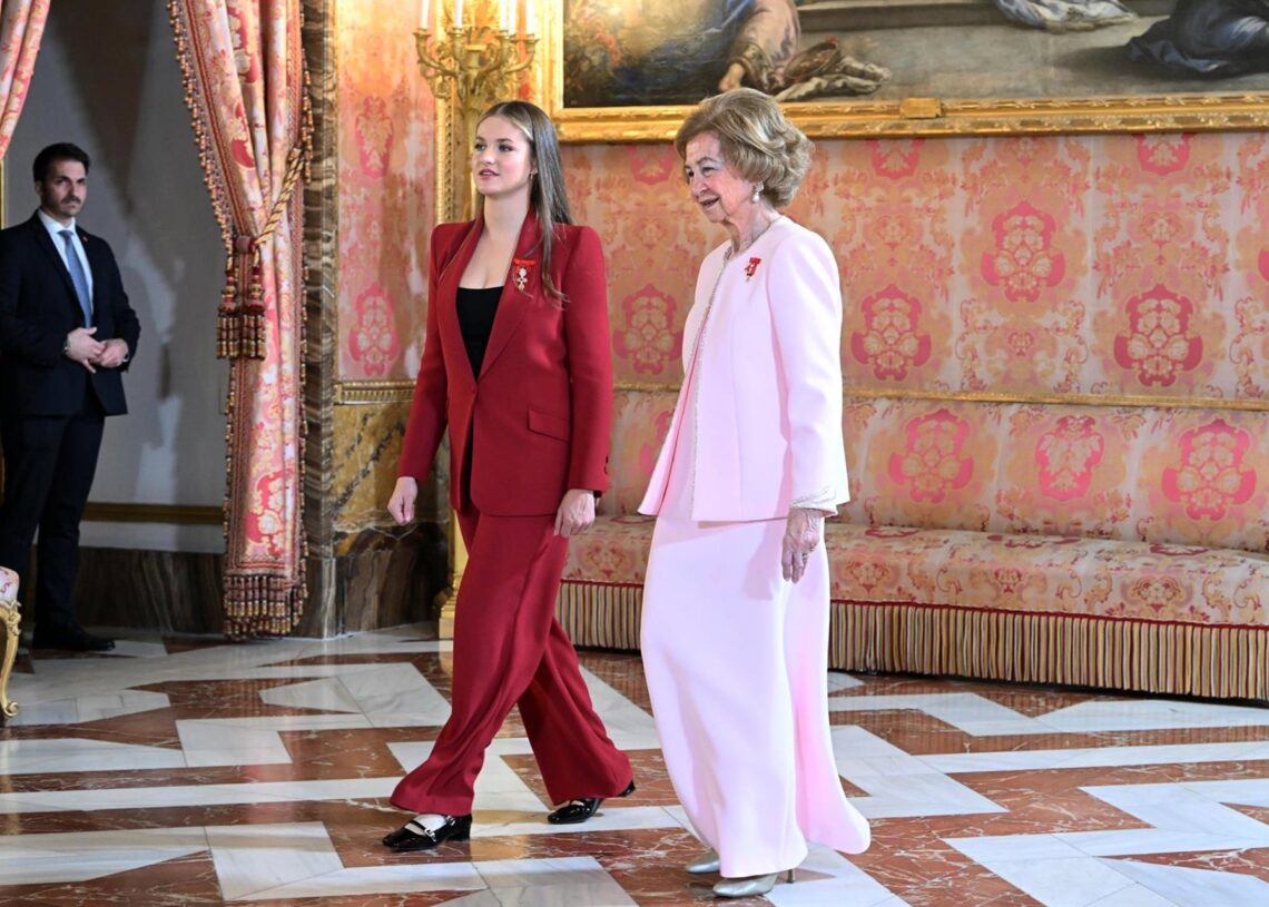 La Princesa Leonor y la Reina Sofía.José Oliva - Europa Press